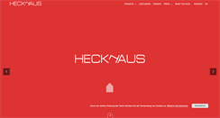 Desktop Screenshot of heckhaus.de
